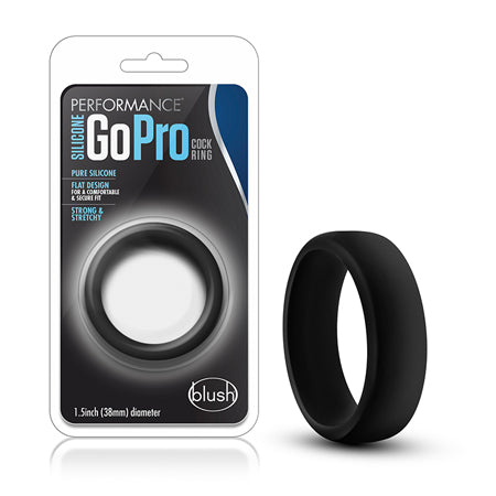 Performance - Silicone Go Pro Cock Ring - Black - Casual Toys