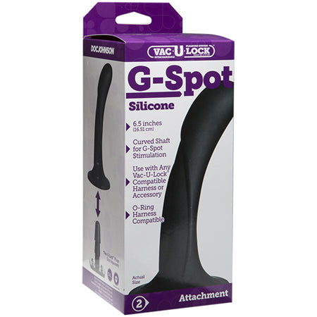 Vac-U-Lock G-Spot Silicone Black - Casual Toys