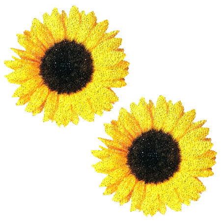 Neva Nude Pasty Seductive Sunflower Glitter Velvet - Casual Toys