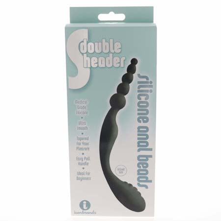 The 9's S-Double Header Double Ended Silicone Anal Beads - Casual Toys