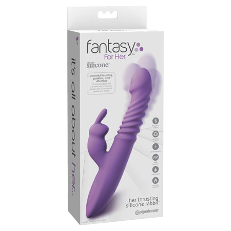 Fantasy For Her Her Thrusting Silicone Rabbit - Casual Toys