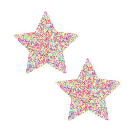 Neva Nude Pastie Star Sprankles Neon UV - Casual Toys