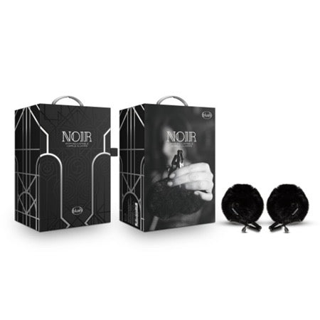 Noir Pom Adjustable Nipple Clamp Black - Casual Toys