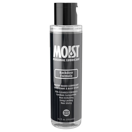 Moist Personal Lubricant Backdoor Formula 4.4 oz - Casual Toys