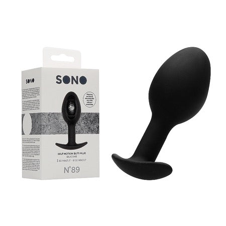 Sono No. 89 - Self Penetrating Butt Plug - Black - Casual Toys