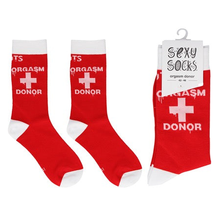 Shots Socks Orgasm Donor M-L - Casual Toys