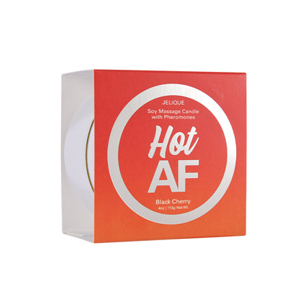 Hot AF Pheromone Massage Candle Black Cherry 4 oz-113 g - Casual Toys