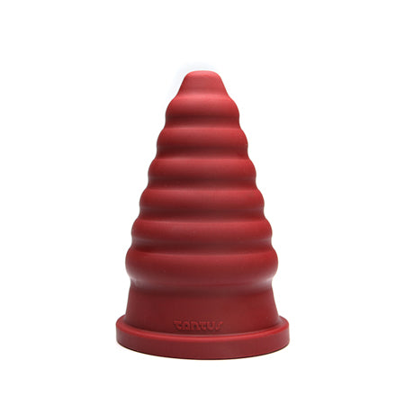 Tantus Cone Ripple - True Blood Red (Box Packaging) - Casual Toys