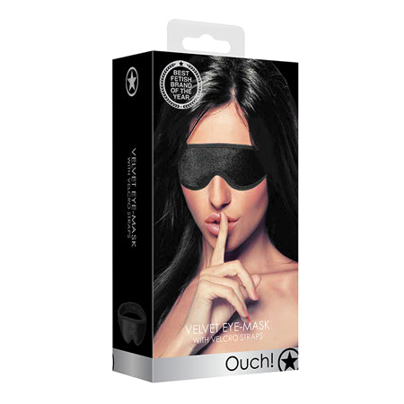 Ouch Velvet & Velcro Adjustable Eye Mask - Casual Toys