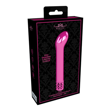 Royal Gems - Jewel - ABS Rechargeable Bullet - Pink - Casual Toys