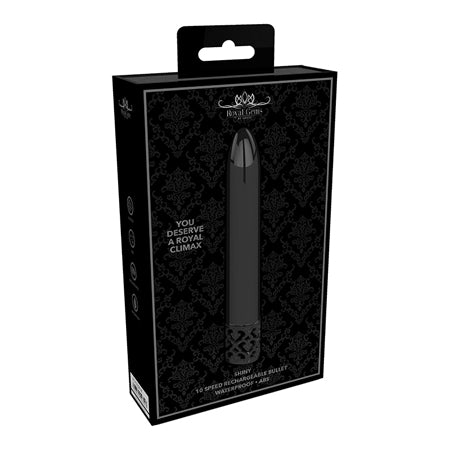Royal Gems - Shiny ABS Rechargeable Bullet Gunmetal - Casual Toys