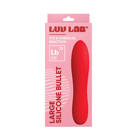 Luv Lab LB72 Large Bullet Silicone Red - Casual Toys