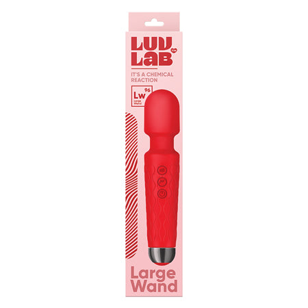 Luv Lab LW96 Large Wand Silicone Red - Casual Toys