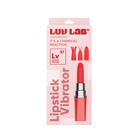 Luv Lab LV57 Lipstick With 3 Silicone Heads Coral - Casual Toys
