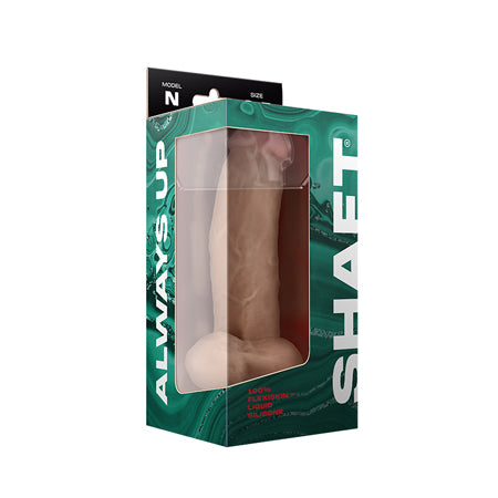 Shaft Model N Liquid Silicone Dong With Balls 8.5 in. Pine - Casual Toys