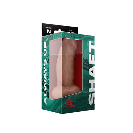 Shaft Model N Liquid Silicone Dong With Balls 7.5 in. Pine - Casual Toys