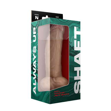 Shaft Model N Liquid Silicone Dong With Balls 9.5 in. Pine - Casual Toys