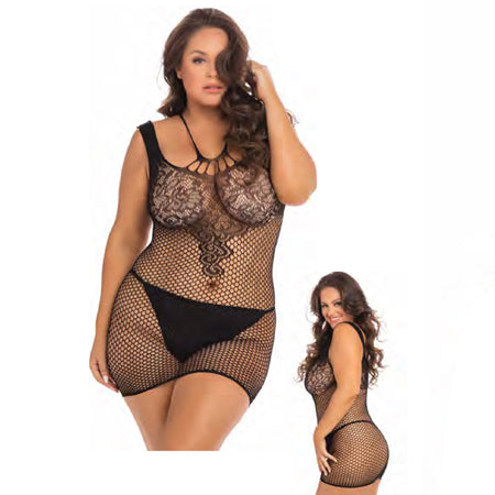 Absolutist Lace And Net Dress Black Queen - Casual Toys