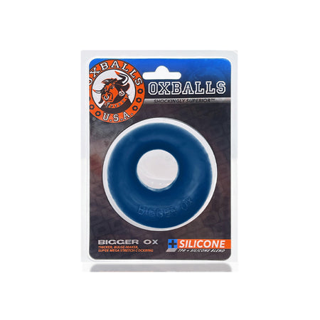OxBalls Bigger Ox Thick Cockring Silicone TPR Space Blue Ice - Casual Toys