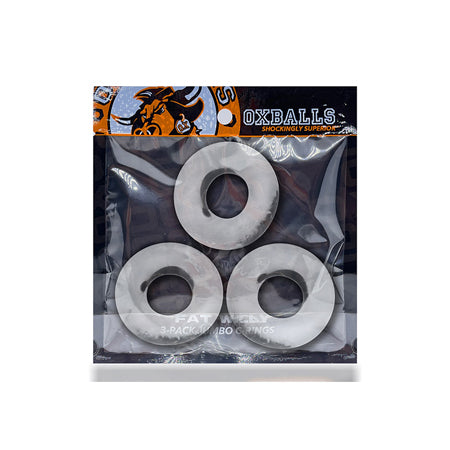OxBalls Fat Willy 3-Pack Jumbo Cockrings FLEXtpr Clear - Casual Toys