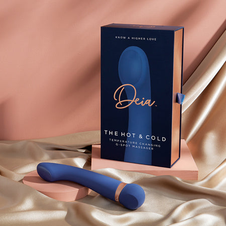 Deia The Hot & Cold Temperature-Changing G-Spot Massager Silicone Blue - Casual Toys