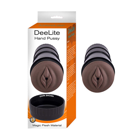 DeeLite Hand Pussy Dark Brown - Casual Toys