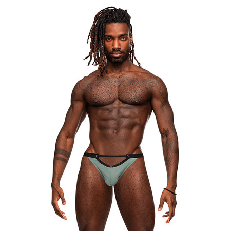 Male Power Magnificence Micro V Thong Jade S/M