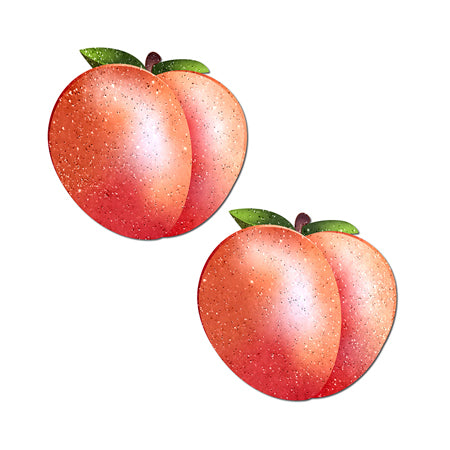Pastease Peach: Fuzzy Sparkling Georgia Peaches Nipple Pasties