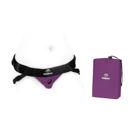 SpareParts Joque Double Strap Harness Purple Size B