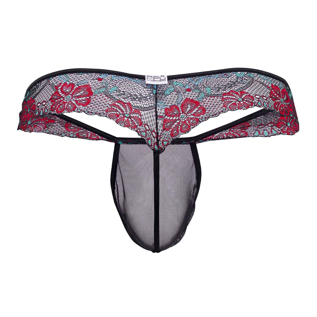 Lace-Mesh Thongs - Casual Toys