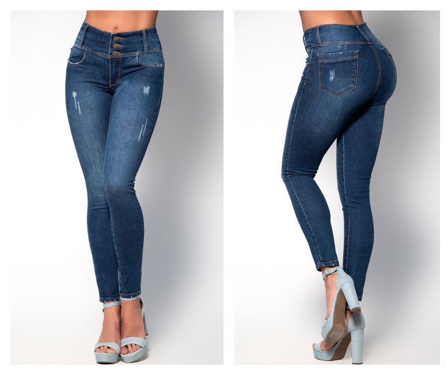 Butt lifting jeans with Girdle Lining - Casual Toys