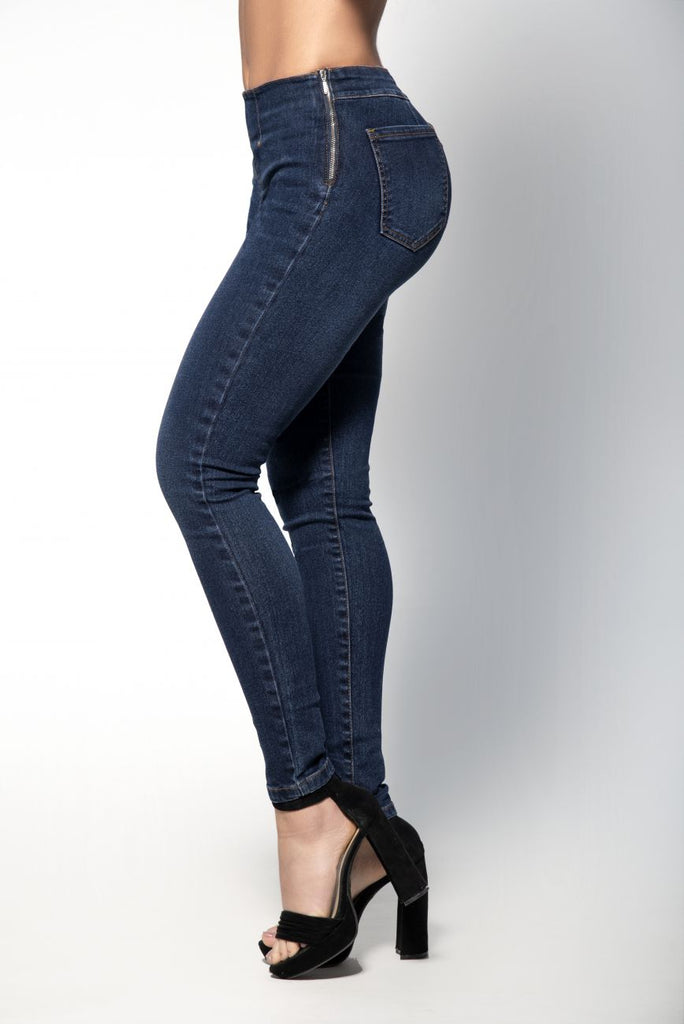 Butt Lifting Jeans with Side Zipper - Casual Toys