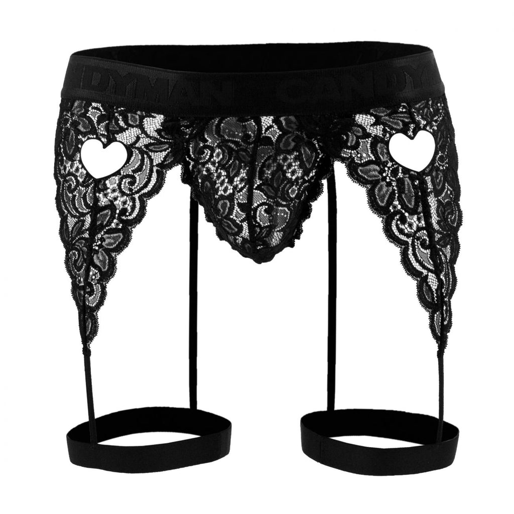 Lace Garter Thongs - Casual Toys
