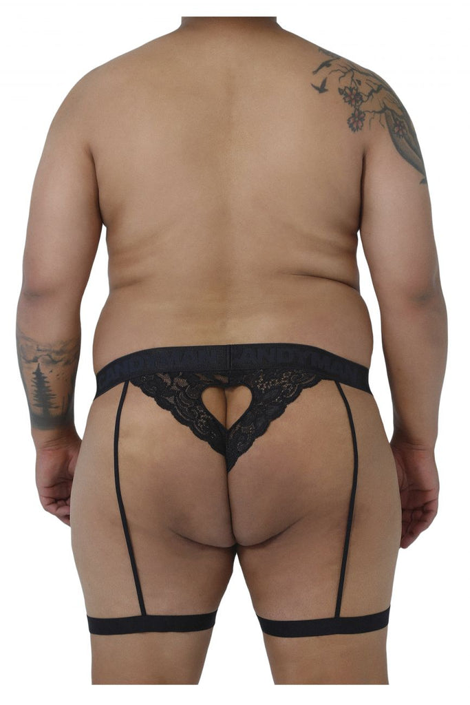 Lace Garter Thongs - Casual Toys