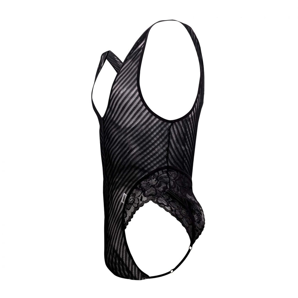 Lace-Mesh Bodysuit Thong - Casual Toys
